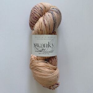 Magpie Fibers Swanky Sock Yarn Merino Cashmere Fiber Society No. 31